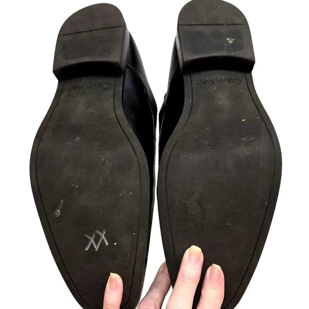 Calvin Klein 11 11M Black Lace Up Men's Dress Shoes Medium Width